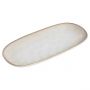 Estia Πιατέλα Σερβιρίσματος Οβάλ Vignette Stoneware 31 Εκ. Ivory
