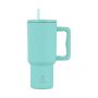 Estia Θερμός Straw Tumbler Xl Save The Aegean 900 ml Bermuda Green