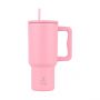 Estia Θερμός Straw Tumbler Xl Save The Aegean 900 ml Blossom Rose