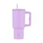 Estia Θερμός Straw Tumbler Xl Save The Aegean 900 ml Lavender Purple