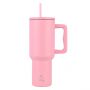 Estia Θερμός Straw Tumbler Xl Save The Aegean 1200 ml Blossom Rose
