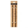 Estia Ανταλλακτικά Καλαμάκια Straw Tumbler Xl 1200ml Midnight Black Σετ 2 Τμχ