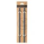 Estia Ανταλλακτικά Καλαμάκια Straw Tumbler Xl 1200ml Denim Blue Σετ 2 Τμχ