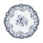 Estia Πιάτο Φαγητού Reverie Ρηχό Πορσελάνινο Λευκό/Μπλε Φ27 Εκ.