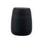 Estia Ποτηράκι Μπάνιου Fjord Soft Κεραμικό Φ8,5x12,2 Εκ. I Black
