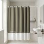 Estia Κουρτίνα Μπάνιου Tone Lab Αδιάβροχη Πολυεστερική 180x194 Εκ. I Stone Clay
