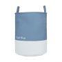 Estia Καλάθι Απλύτων Tone Lab Υφασμάτινο Ø35x50 Εκ. I Opal Blue