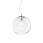 IDEAL LUX ΦΩΤΙΣΤΙΚΟ ΟΡΟΦΗΣ ΓΥΑΛΙΝΟ ΔΙΑΦΑΝΟ Ø40 NEMO CLEAR SP1 052816
