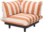 Fatboy Paletti - Πολυθρόνα Γωνιακή Δεξιά Εξωτερικού Χώρου 100x100x90 I Stripe Orange Creme