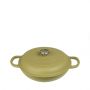 Espiel Volcano Κατσαρόλα Ρηχή Cast-Iron Χακί Με Enamel 2200 ml 27 Εκ. Κωδικός: SAC118