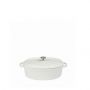 Espiel Volcano Κατσαρολάκι Οβάλ Cast-Iron Λευκό Με Enamel 300 ml 16 Εκ. Κωδικός: SAC129