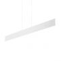 Ideal Lux Φωτιστικό Οροφής Ράγα Led Αλουμινίου Λευκό 60 Εκ. Desk Sp1 138237