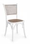 Bizzotto Carrel Καρέκλα Bistro Ξύλινη Λευκή 42x45x89