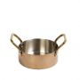 Espiel Shiny Copper Κατσαρολάκι Σερβιρίσματος Inox 500 ml Ø12x5 Εκ. Κωδικός: FEV504