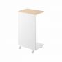 Yamazaki Βοηθητικό Τραπέζι Με Αποθηκευτικό Χώρο Λευκό Tower 31x22x55