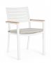 Bizzotto Belmar Καρέκλα Εξωτερικού Χώρου Λευκή 60x58x88,5