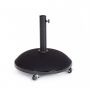 Bizzotto Barry Βάση Ομπρέλας Τσιμεντένια Μαύρη 35 Kgs Με Ροδάκια Ø50x17,5/48,5