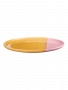 Asa Selection JOY Πιάτο Φαγητού Passionfruit Smoothie Πορσελάνινο Κίτρινο/Ροζ 26,5 Εκ.