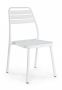Bizzotto Lennie Καρέκλα Εξωτερικού Χώρου Αλουμινίου Λευκή 50x59x88,5