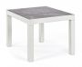 Bizzotto Kledi Βοηθητικό Τραπέζι Εξωτερικού Χώρου Λευκό/Γκρι 50x50x46