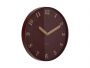 Karlsson Amena Ρολόι Τοίχου Πλαστικό Ø40x4 I Burgundy Red
