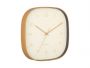 Karlsson Grato Cuadrado Ρολόι Τοίχου Αλουμινίου 29x29 I Ochre Yellow
