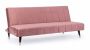 Bizzotto Alma Τριθέσιος Καναπές/Κρεβάτι Βελούδινος Ροζ 180x88x82