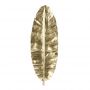 Bizzotto Rangiroa Διακοσμητικό Τοίχου "Φύλλο" Polyresin Χρυσό 33x94,5 Εκ.