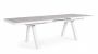 Bizzotto Krion Επεκτεινόμενο Τραπέζι Εξωτερικού Χώρου Αλουμινίου Λευκό 205-265x103x78