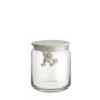 Alessi Gianni Δοχείο Αποθήκευσης Γυάλινο Λευκό 700 ml