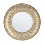 Bizzotto Larjam Καθρέπτης Τοίχου Μεταλλικός Χρυσός Ø70x5,5