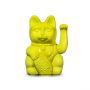 Donkey Διακοσμητική Γάτα Πλαστική Γυαλιστερή Κίτρινη Lucky Cat 8,5x10,5x15