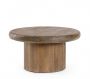 Bizzotto Lopez Τραπέζι Σαλονιού Ξύλινο Καφέ Ø75x40