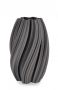Bizzotto Joleen Βάζο Κεραμικό Γκρι Ø20x31 Εκ.