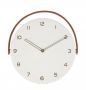 Bizzotto Josue Επιτοίχιο/Επιτραπέζιο Ρολόι Πλαστικό Λευκό Ø32x5x34,5 Εκ.