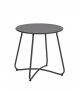 Bizzotto Austin Βοηθητικό Τραπέζι Εξωτερικού Χώρου Μεταλλικό Ανθρακί Ø45x45