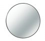 Zaros Καθρέπτης Τοίχου Αλουμινίου Στρογγυλός Μαύρος 75 Εκ. Κωδικός: JP105B