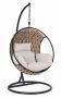 Bizzotto Galapagos Κρεμαστή Πολυθρόνα Εξωτερικού Χώρου Μαύρη/Μπεζ 107x113x65