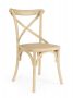 Bizzotto Cross Καρέκλα Ξύλινη/Ρατάν Μπεζ 46x42x87 Κωδικός: 0743221