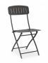 Bizzotto Yvonne Πτυσσόμενη Καρέκλα Εξωτερικού Χώρου Ανθρακί 44x50x85