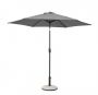 Bizzotto Kalife Ομπρέλα Κήπου Ανακλινόμενη Γκρι Με Αεραγωγό Ø270x235