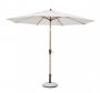 Bizzotto Palinuro Ομπρέλα Κήπου Ανακλινόμενη Λευκή Με Αεραγωγό Ø300x246
