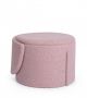 Bizzotto Anthea Πουφ/Πολυθρόνα Με Αποθηκευτικό Χώρο Μπουκλέ Ροζ 58x54x64
