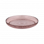 Bitz Πιάτο Φαγητού Γυάλινο Φ25 Εκ. - Kusintha Pink
