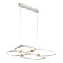 Zambelis Lights POLA Φωτιστικό Οροφής Led Μεταλλικό Λευκό 80,5 Εκ. 2648 - Dimmable
