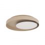 Zambelis Lights JAVA Πλαφονιέρα Led Με Εναλλαγή Χρώματος Καφέ/Λευκή Φ48 Εκ. 2682 - Dimmable