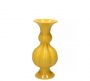 Zaros Βάζο "Celia" Κεραμικό Κίτρινο Φ8x17 Εκ. DF214