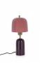 Bizzotto Silmu Επιτραπέζιο Φωτιστικό Μεταλλικό Μπορντώ/Πορτοκαλί Ø20x35