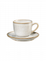 Asa Selection SAISONS Φλυτζάνι Espresso Με Πιατάκι Stoneware 90 ml - Sand