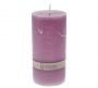 Zaros Κερί Παραφίνης Λιλά 7x14 Εκ. CA497